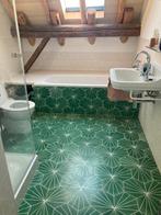 3,85 m3 cementtegels dandelion van marrakech design in groen, Ophalen, Overige materialen, Minder dan 20 cm, Zo goed als nieuw