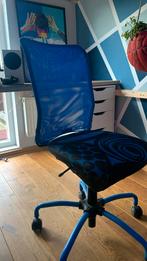 IKEA kinder bureaustoel blauw, Huis en Inrichting, Bureaustoelen, Blauw, Gebruikt, Ophalen of Verzenden