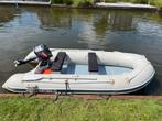 rubberboot 3,2 meter met Yamaha 4pk 2 takt buitenboordmotor, Watersport en Boten, Rubberboten, Gebruikt, Hout, Benzine, Minder dan 70 pk