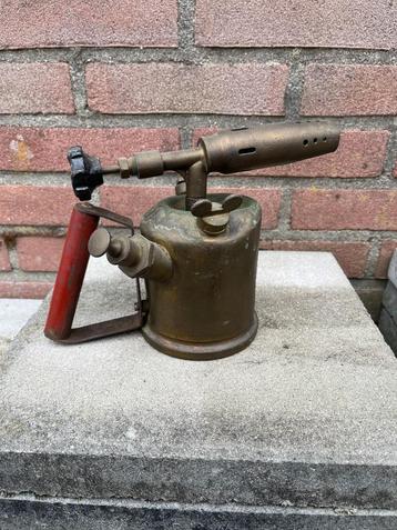 Vintage messing benzine brander Unis “Express” No46 beschikbaar voor biedingen