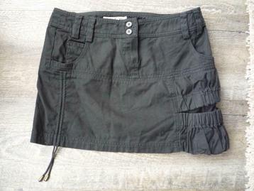 MNG Mango Zwarte Denim Jeans Korte Rok - Maat 36 S beschikbaar voor biedingen