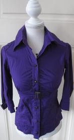Paarse blouse met gesp., Ophalen of Verzenden, Nieuw, Maat 34 (XS) of kleiner, Paars