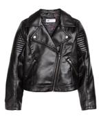 Stoere zwarte H&M bikerjack bikerjas jas jack maat 152, Meisje, H&M, Nieuw, Ophalen of Verzenden