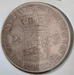 Zilveren 2,5 gulden munt Koning Willem III 1865, Ophalen of Verzenden, Koning Willem III