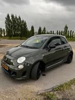 Fiat 500 1.4 Abarth 2008  |135pk| sport uitlaat| uniek, Auto's, Abarth, Voorwielaandrijving, Zwart, 4 cilinders, Wit