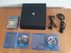 PS4 Pro (1TB), inclusief kabels, 3 games, zonder controller, Spelcomputers en Games, Spelcomputers | Sony PlayStation 4, Ophalen of Verzenden