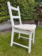 Eetkamerstoelen 4x, Huis en Inrichting, Stoelen, Ophalen, Gebruikt, Wit, Vier