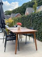 Kave Home - Hanzel verlengbare tafel van  eucalyptushout, Tuin en Terras, Ophalen, Zo goed als nieuw, Rechthoekig, Hout