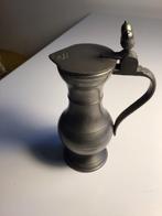 Tinnen kannetje met eikeltjes - Engel Merk 9,5 cm hoog, Antiek en Kunst, Antiek | Tin, Ophalen of Verzenden