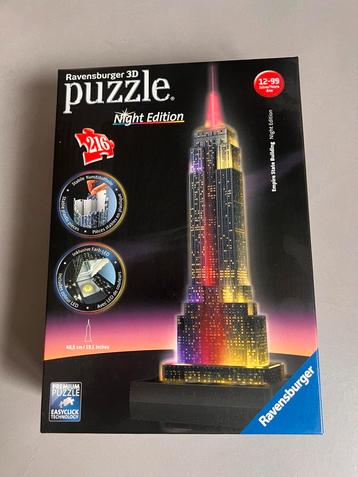 Ravenburger Puzzel 3D, empire state building beschikbaar voor biedingen