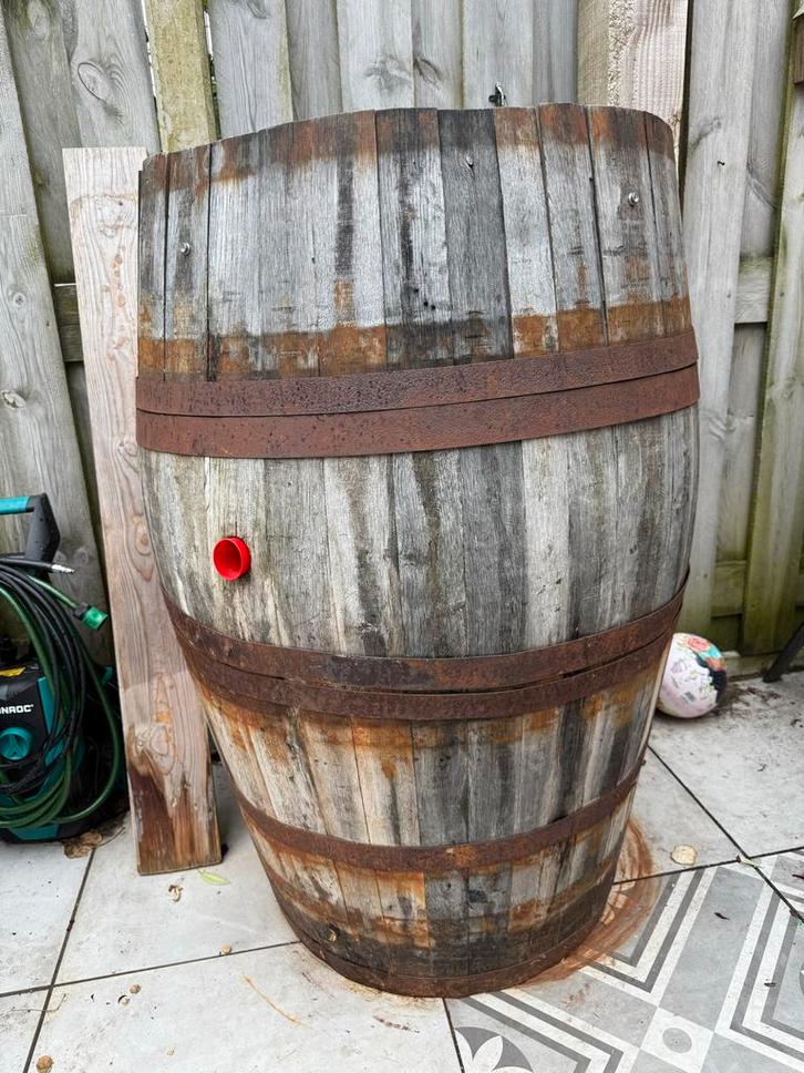 Houten Regenton / IJsbad, Tuin en Terras, Regentonnen, Gebruikt, Hout, 150 liter of meer, Met kraantje, Ophalen of Verzenden