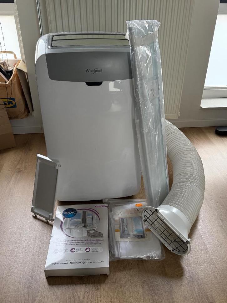 Whirlpool PACW29COL mobiele airconditioner, Witgoed en Apparatuur, Airco's, Zo goed als nieuw, Mobiele airco, Minder dan 60 m³