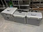3x kleine flightcase, Muziek en Instrumenten, Behuizingen en Koffers, Ophalen, Gebruikt, Overige instrumenten, Flightcase