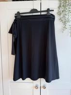 Studio Anneloes, zwarte wikkelrok (M) van travelstof, Maat 38/40 (M), Studio Anneloes, Zwart, Nieuw