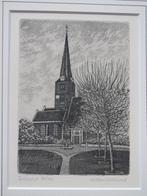 Rijswijk - ets van Willem Veldhorst, Antiek en Kunst, Ophalen of Verzenden