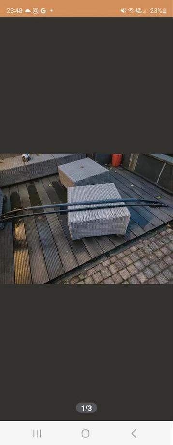 Dakrailset/roofrailset voor Volvo V70 aluminium 