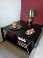Ikea JÄTTESTA salontafel, zwart, 80x80 cm, Huis en Inrichting, Tafels | Salontafels, Ophalen, 50 tot 100 cm, Vierkant, 50 tot 100 cm