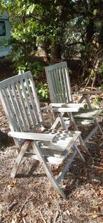 4 teakhouten tuinstoelen Collection Bois le Duc, Ophalen, Gebruikt, Teakhout