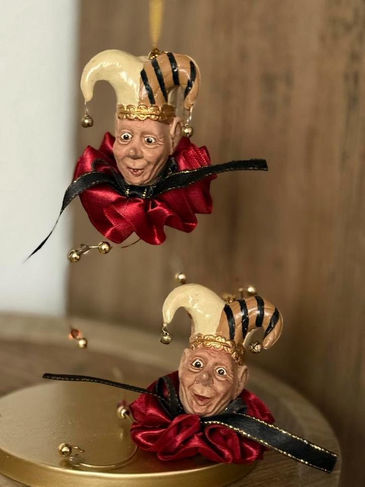 Katherine's Collection goodwill Jester Ornament clown, Diversen, Kerst, Zo goed als nieuw, Ophalen of Verzenden