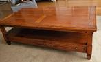 Kersen houten salontafel 4 laden150 x 78 x 50, Ophalen, 100 tot 150 cm, 50 tot 100 cm, Zo goed als nieuw