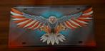 Adelaar roofvogel Amerikaanse vlag Kentekenplaat 15x20 cm, Auto diversen, Ophalen of Verzenden
