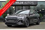 Audi Q8 Sportback e-tron 50 quattro S-line Pano Luchtvering, Auto's, Audi, Automaat, Zwart, Bruin, Q8 e-tron