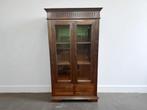 Vintage Houten Vitrinekast / buffetkast, Ophalen, -, -, 50 tot 100 cm