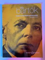 Bela Bartok 4 scores Sonata for Two Pianos and Percussion, Muziek en Instrumenten, Bladmuziek, Klassiek, Klarinet, Les of Cursus