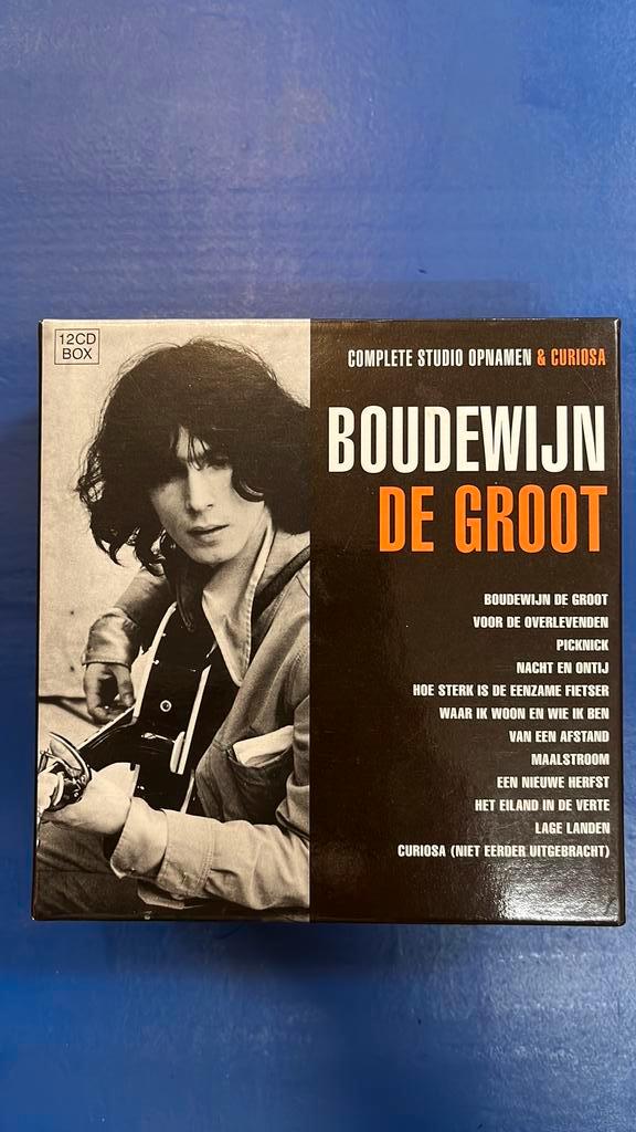 Boudewijn De Groot ‎ Complete Studio Opnamen & Curiosa  12CD, Cd's en Dvd's, Cd's | Nederlandstalig, Zo goed als nieuw, Levenslied of Smartlap