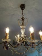 Kroonluchter met 6 lichtpunten * Goud * Lamp, Huis en Inrichting, Gebruikt, Ophalen, Klassiek