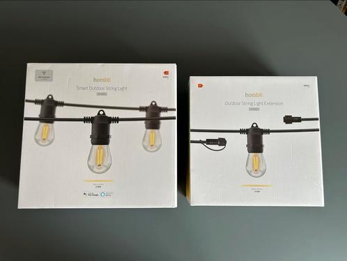 hombli outdoor string light 5m + string light extension 5m, Tuin en Terras, Buitenverlichting, Nieuw, Kunststof, Minder dan 50 watt