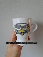 Beker mok Volkswagen en surfplank, porselein D8xH11.5cm gn, Overige typen, Nieuw, Ophalen of Verzenden, Overige stijlen