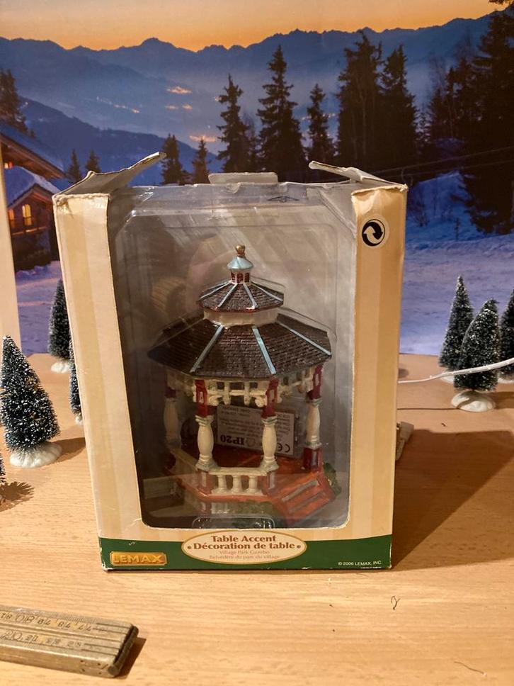 Park Gazebo lemax, Diversen, Kerst, Zo goed als nieuw, Ophalen of Verzenden