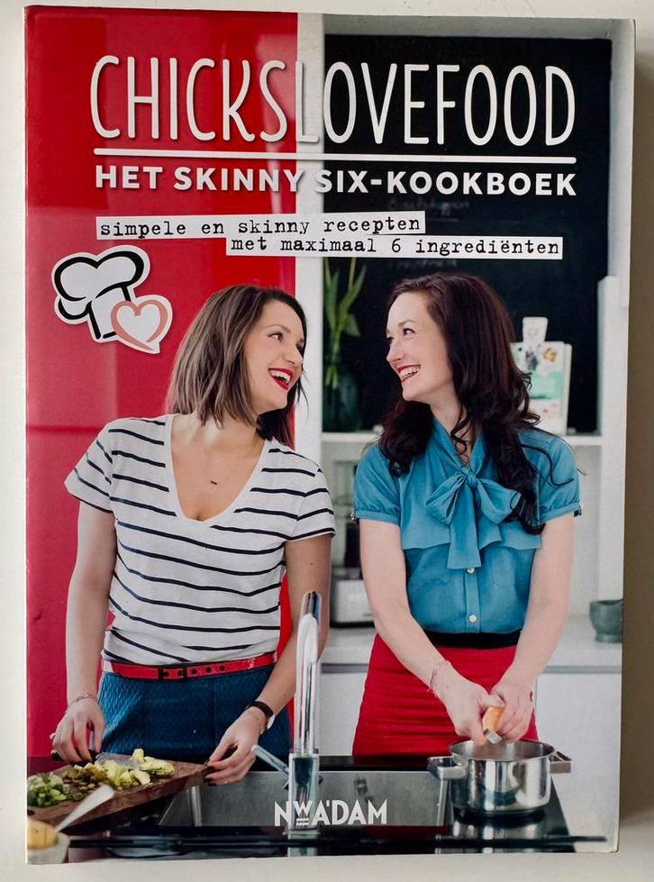 Chickslovefood het skinny-six kookboek, Boeken, Gezondheid, Dieet en Voeding, Zo goed als nieuw, Ophalen of Verzenden