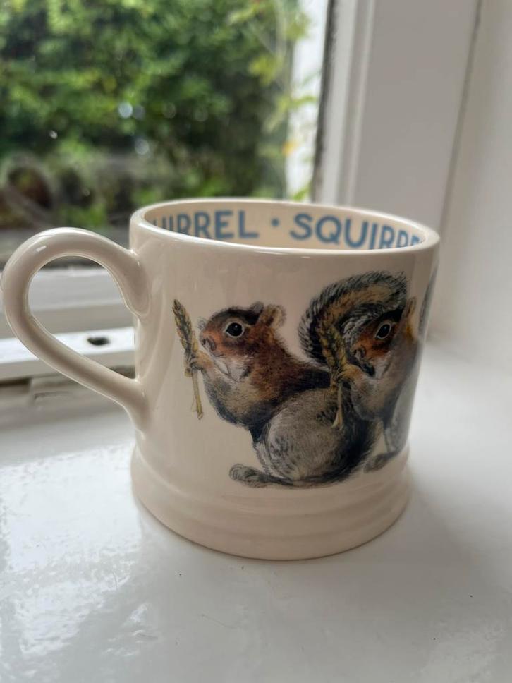 Nieuw! Squirrel baby mug, Emma Bridgewater, Huis en Inrichting, Keuken | Servies, Nieuw, Overige typen, Overige stijlen, Aardewerk