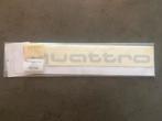 Audi Quattro sticker zilver, Ophalen of Verzenden