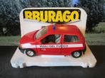 1/24 Fiat Punto - Bburago Vigili del Fuoco Brandweer M Boxed, Hobby en Vrije tijd, Modelauto's | 1:24, Nieuw, Ophalen of Verzenden