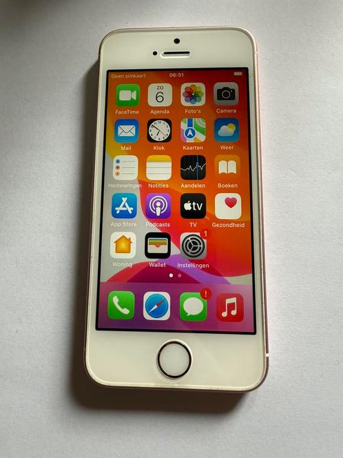 Apple iPhone SE Roségold, Telecommunicatie, Mobiele telefoons | Hoesjes en Frontjes | Apple iPhone, Zo goed als nieuw, iPhone SE (2016)