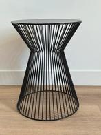 Industriële bijzettafel, Minder dan 55 cm, Gebruikt, Metaal of Aluminium, Rond