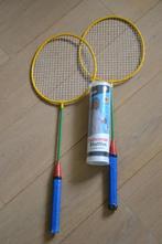 Badminton-set  en 6 veren  shuttles, Sport en Fitness, Sport en spel, Ophalen of Verzenden, Zo goed als nieuw
