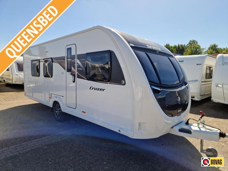 Sprite Cruzer 520 SR Isabella voortent, Caravans en Kamperen, Caravans, Bedrijf, tot en met 4, 1250 - 1500 kg, Standaardzit, Sprite