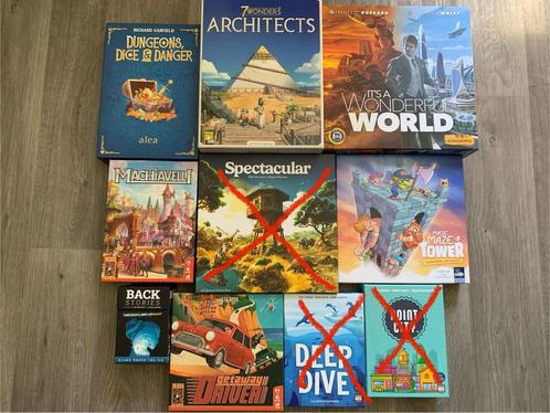 Diverse bordspellen (zie omschrijving), Hobby en Vrije tijd, Gezelschapsspellen | Bordspellen, Zo goed als nieuw, Ophalen of Verzenden