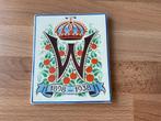 Vintage Tegeltje Wilhelmina 1898-1938, Antiek en Kunst, Antiek | Wandborden en Tegels, Ophalen of Verzenden