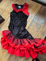 Spaanse jurk flamenco carnaval - maat 152, Kinderen en Baby's, Ophalen, Zo goed als nieuw, 146 t/m 152, Meisje