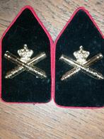 KL Artillerie kraagspiegels, Verzamelen, Ophalen of Verzenden, Landmacht, Nederland, Embleem of Badge