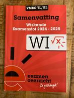 Samenvatting Examenstof Wiskunde VMBO TL/GL, Ophalen of Verzenden, Nederlands, Overige niveaus, ExamenOverzicht