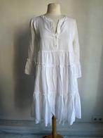 calabas ibiza jurkje maat s wit, Kleding | Dames, Jurken, Verzenden, Wit, Zo goed als nieuw, Knielengte