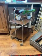 Serveer wagen , vintage model en inklapbaar, Hgv, Ophalen of Verzenden, Zo goed als nieuw, Info