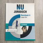 NU Juridisch basisboek A - MBO, Ophalen of Verzenden, Beta, Zo goed als nieuw, MBO