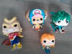 Funko poppen. 2x one piece. 2x my hero academia., Ophalen of Verzenden, Zo goed als nieuw
